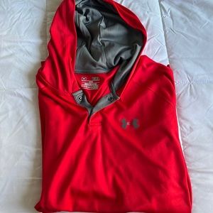 Under armor med heat gear long sleeve hoodie